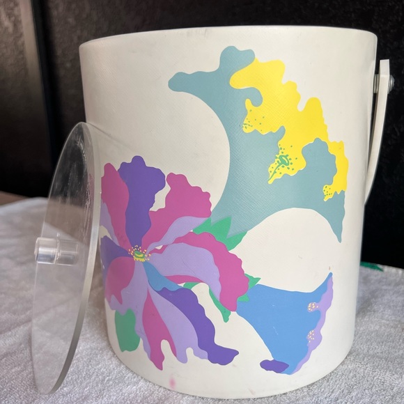 Rare Vintage Mid Century Ice Bucket Morgan Designs USA - Picture 7 of 7